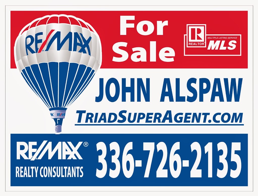 John Alspaw, Remax Realty Consultants | 1255 Creekshire Way Suite 241, Winston-Salem, NC 27103, USA | Phone: (336) 726-2135