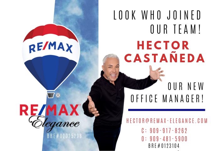 Hector Castaneda, RE/MAX Elegance Sales Manager | 10300 Fourth St STE 260, Rancho Cucamonga, CA 91730, USA | Phone: (909) 917-8262