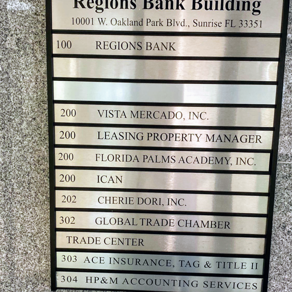 ACE TAG & TITLE II (SUNRISE) (In The Region’s Bank Building)(3RD Floor) | 10001 W Oakland Park Blvd Ste. 303, Sunrise, FL 33351, USA | Phone: (954) 318-4444