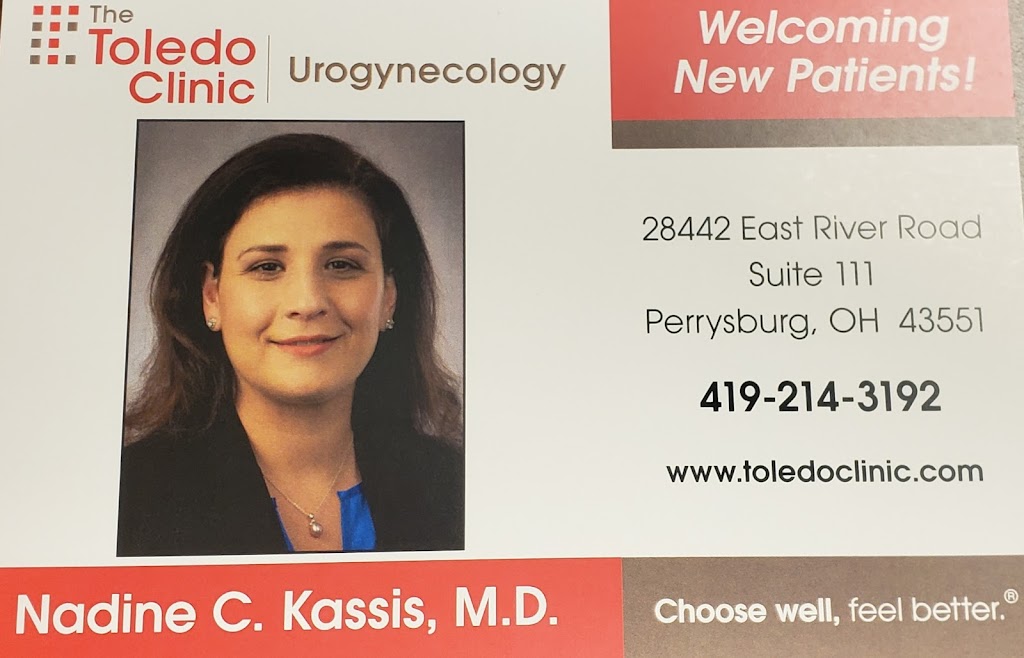 Toledo Clinic Urogynecology - Nadine Kassis MD / Deanna Zaciek NP-C | 28442 E River Rd # 111, Perrysburg, OH 43551, USA | Phone: (419) 214-3192