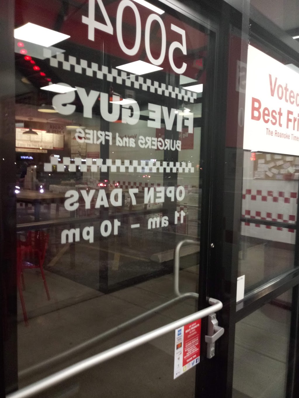 Five Guys | 5004 N Hamilton Rd, Columbus, OH 43230, USA | Phone: (614) 855-3500