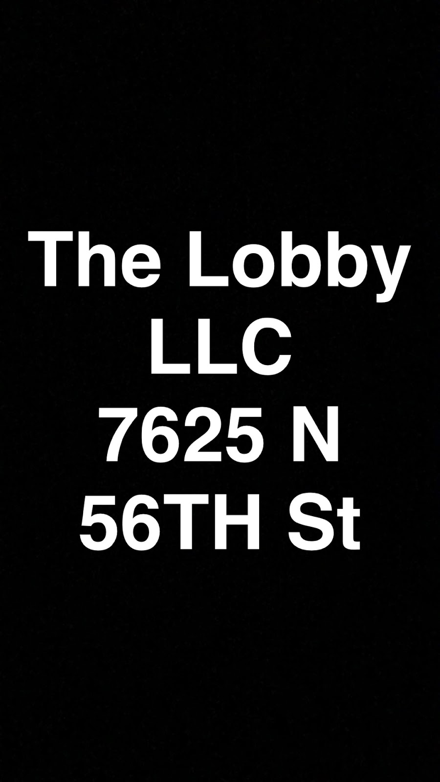 The Lobby LLC | 7625 N 56th St, Tampa, FL 33617, USA | Phone: (352) 228-5737