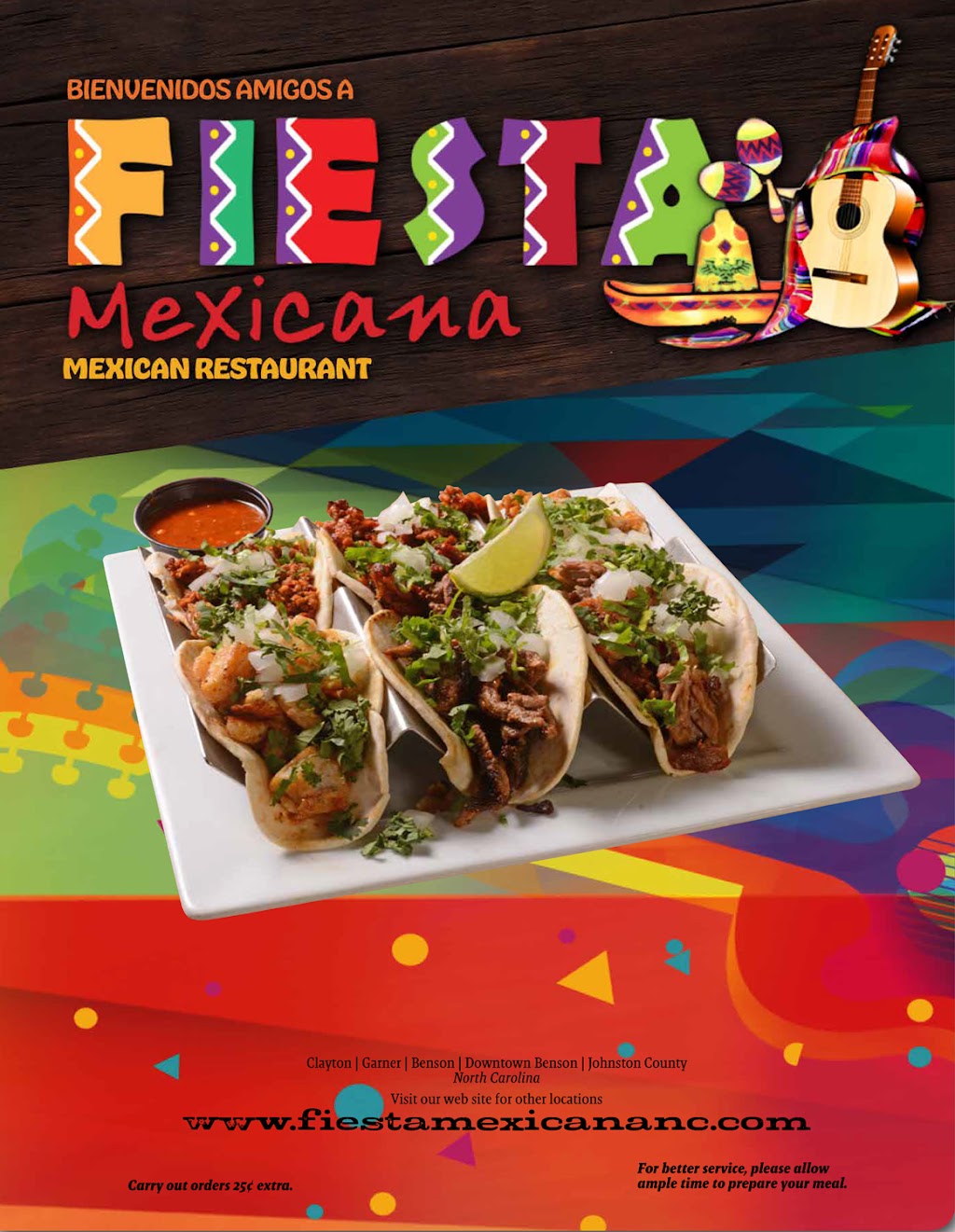 Fiesta Mexicana Garner | 5131 NC-42 #270, Garner, NC 27529, USA | Phone: (919) 772-5498