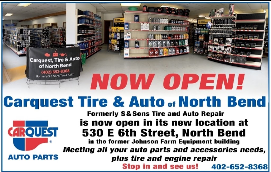 Carquest, Tire & Auto of North Bend | 530 E 6th St, North Bend, NE 68649, USA | Phone: (402) 652-8368