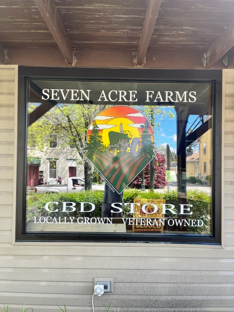 Seven acre farms CBD | 173 S Main St, Slippery Rock, PA 16057, USA | Phone: (724) 496-4329