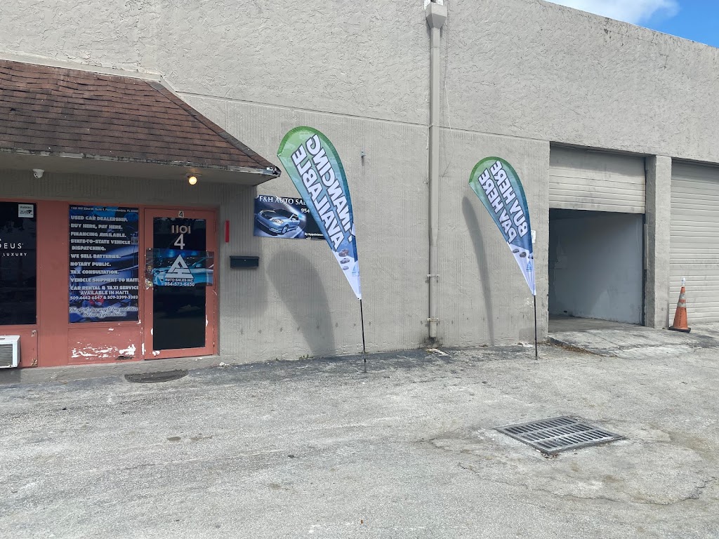 F&H AUTO SALES INC | 1101 NW 52nd St SUITE 4, Fort Lauderdale, FL 33309, USA | Phone: (954) 678-8760