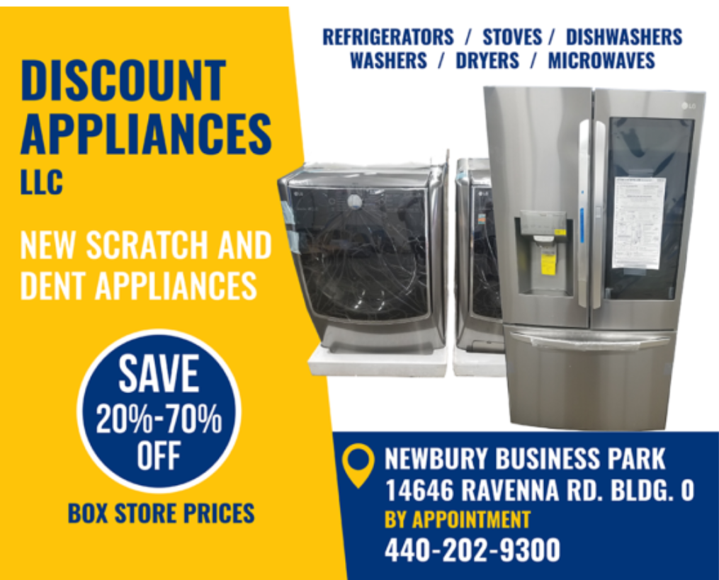 Discount Appliances LLC | 14646 Ravenna Rd Building O Building O, Burton, OH 44021, USA | Phone: (440) 202-9300