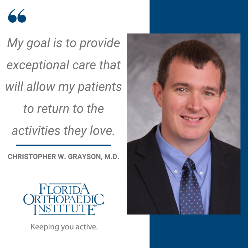 Christopher W. Grayson, M.D. | 6117 Gunn Hwy, Tampa, FL 33625, USA | Phone: (813) 978-9700