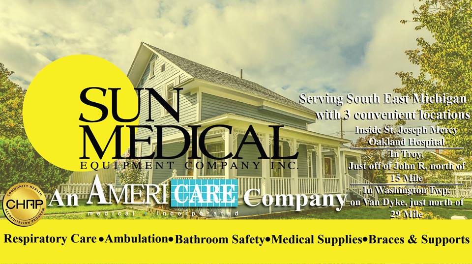 Sun Medical Equipment Company, Inc. | 1938 Woodslee Ave Suite 100, Troy, MI 48083, USA | Phone: (248) 280-2020