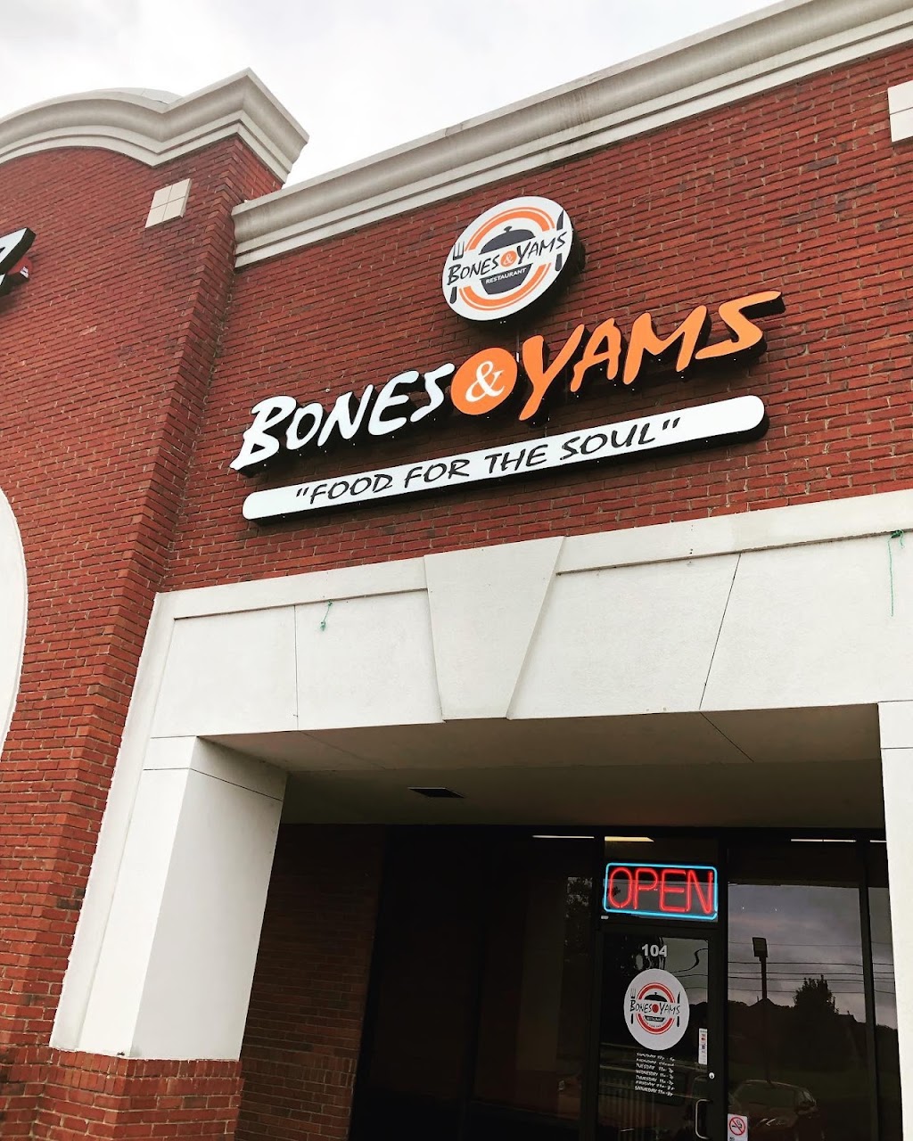 BONES & YAMS | 6479 Winchester Rd Suite 105, Memphis, TN 38115, USA | Phone: (901) 779-8095