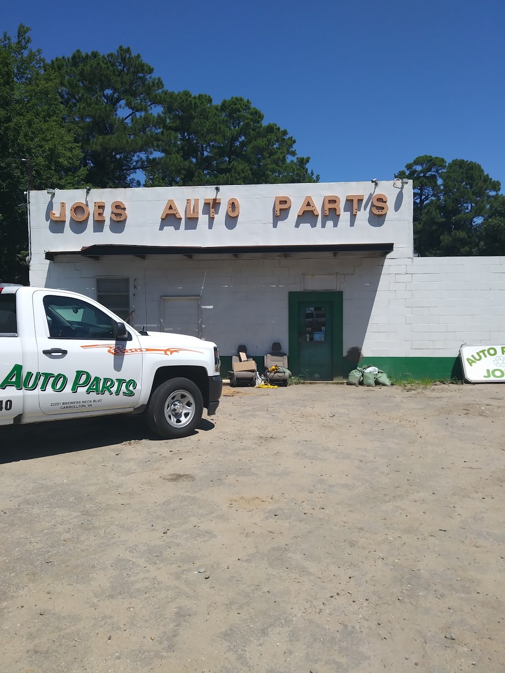 Joes Auto Parts Inc | 22251 Brewers Neck Blvd, Carrollton, VA 23314, USA | Phone: (757) 238-2240