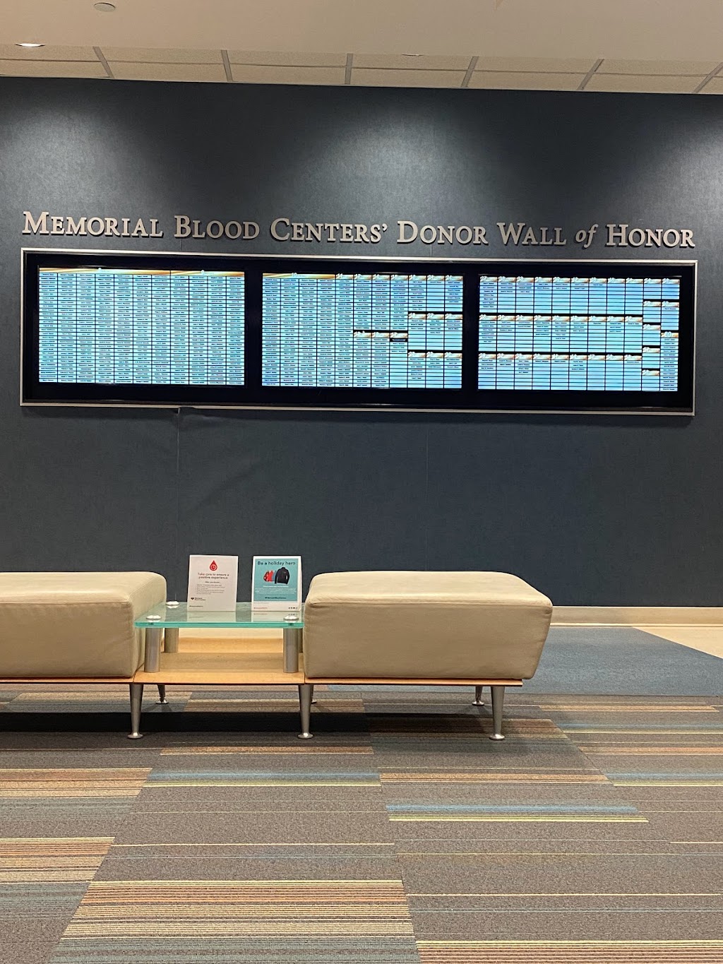 Memorial Blood Centers | 737 Pelham Blvd, St Paul, MN 55114, USA | Phone: (888) 448-3253