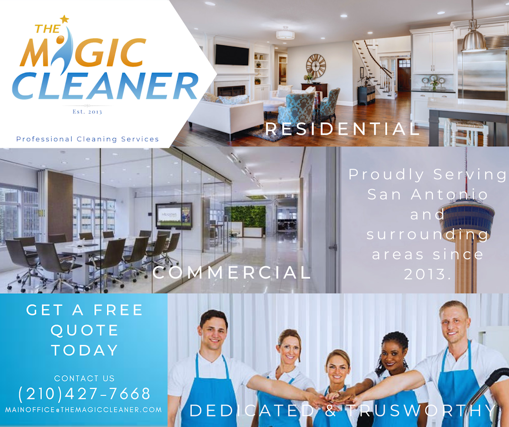 The Magic Cleaner, LLC | 20770 U.S. Highway 271 North ste #108, San Antonio, TX 78258, USA | Phone: (210) 427-7668