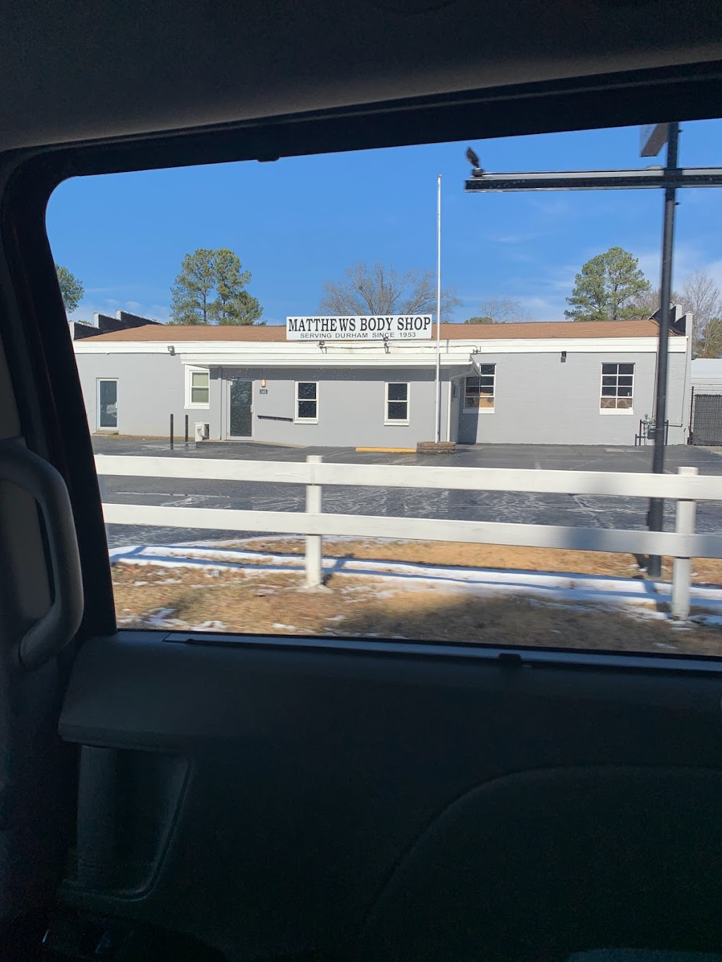 Matthews Body Shop Inc | 3401 Holloway St, Durham, NC 27703, USA | Phone: (919) 596-6410