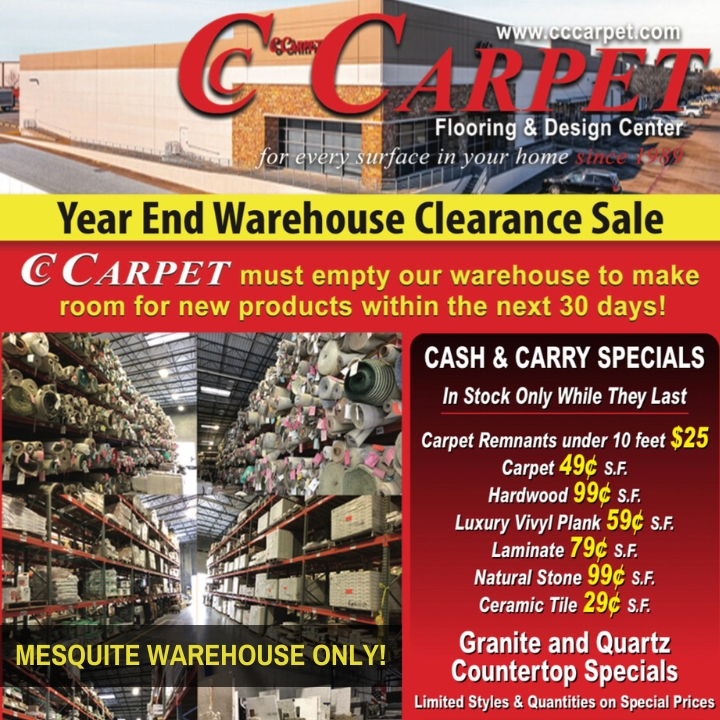 CC Carpet | 4400 US Hwy 80 East, Suite 108, Mesquite, TX 75149, USA | Phone: (214) 631-0704