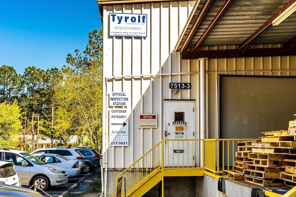 Tyrolf Automotive | 7513 Knightdale Blvd #3, Knightdale, NC 27545, USA | Phone: (919) 217-5621