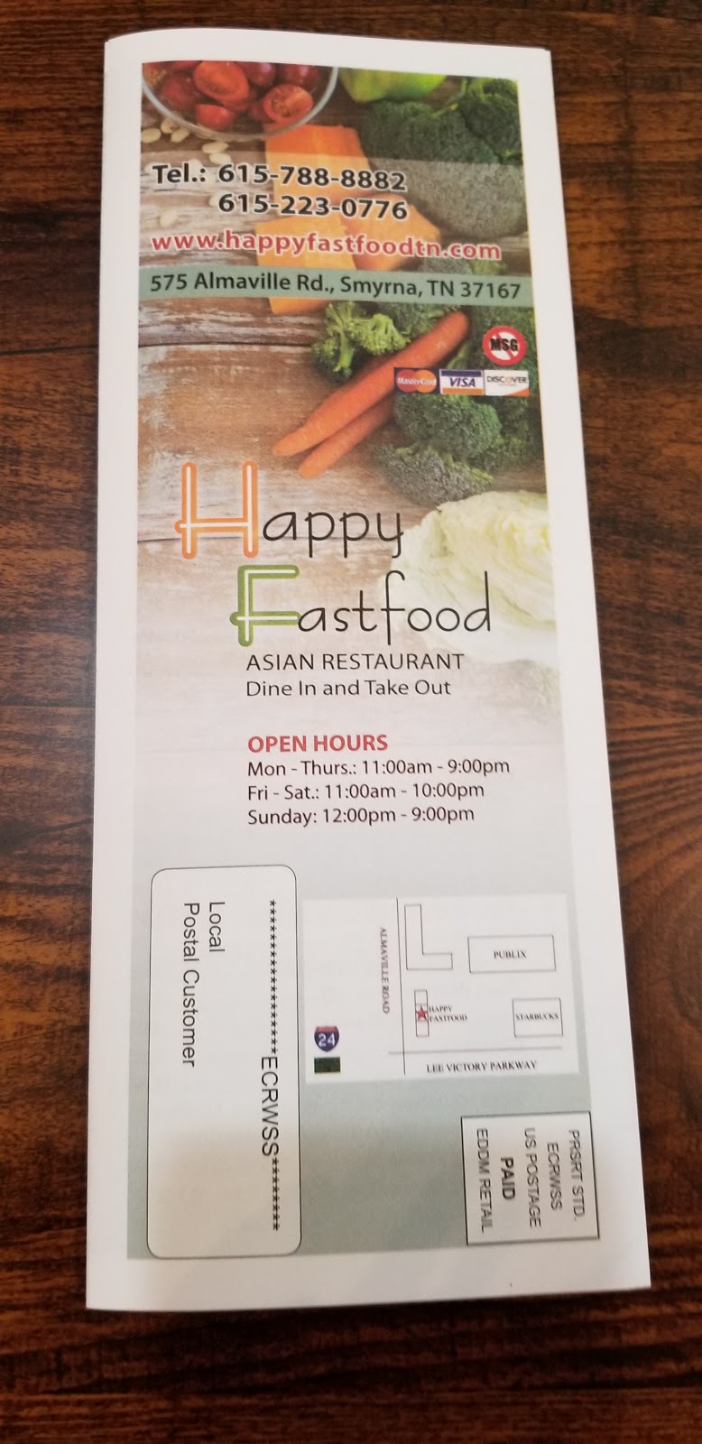 Happy Fast Food | 575 Almaville Rd, Smyrna, TN 37167, USA | Phone: (615) 788-8882