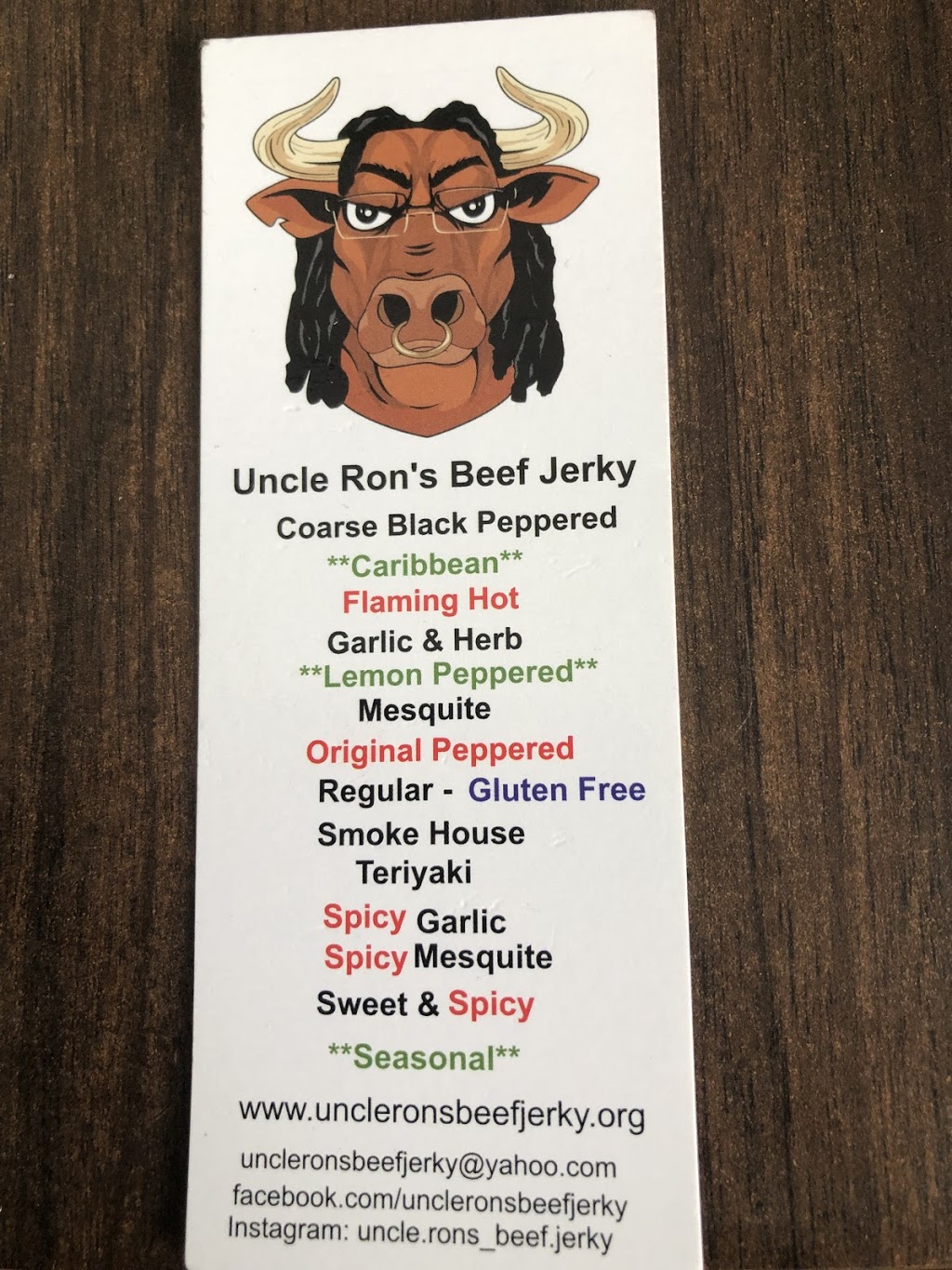 Uncle Rons Beef Jerky | 5677 Westcreek Dr suite c, Fort Worth, TX 76133, USA | Phone: (817) 637-4510