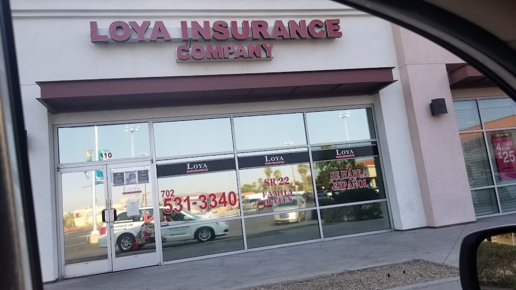 Loya Insurance Company | 4441 E Bonanza Rd Ste 110, Las Vegas, NV 89110, USA | Phone: (702) 531-3340