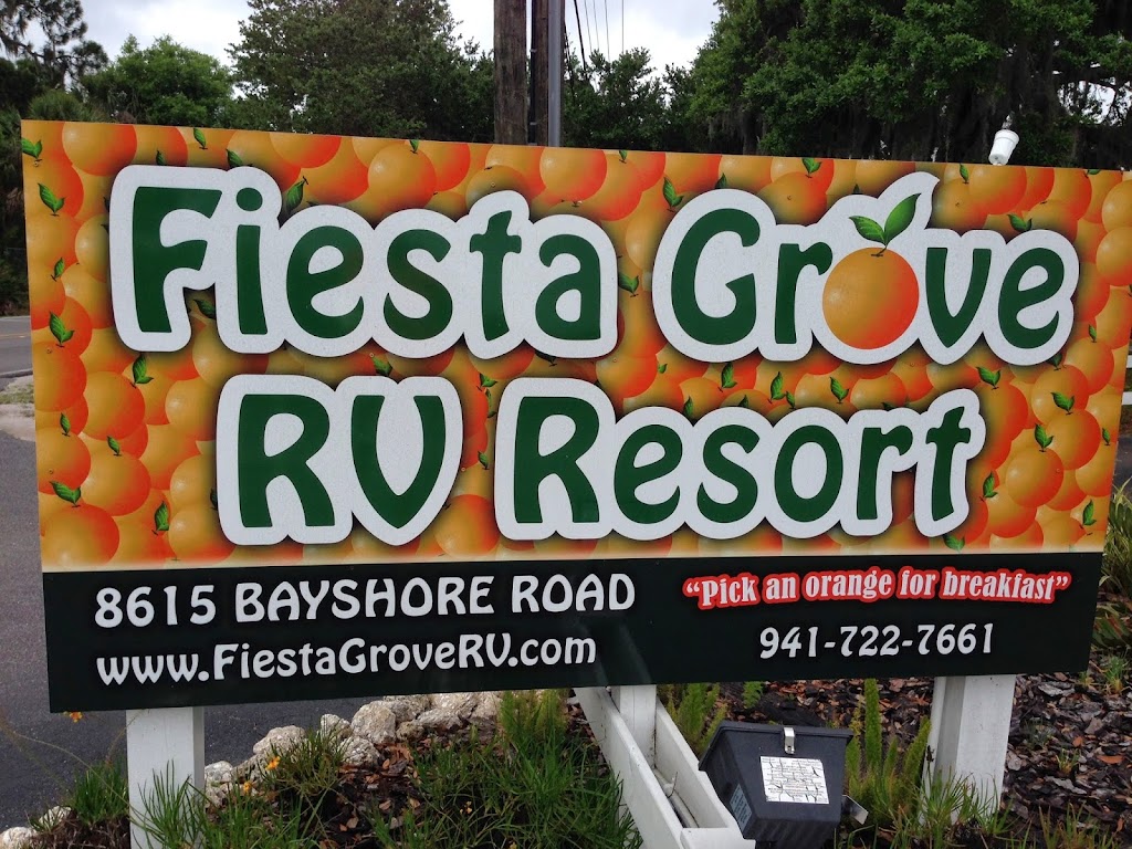 Fiesta Grove RV Resort | 8615 Bayshore Rd, Palmetto, FL 34221, USA | Phone: (941) 722-7661