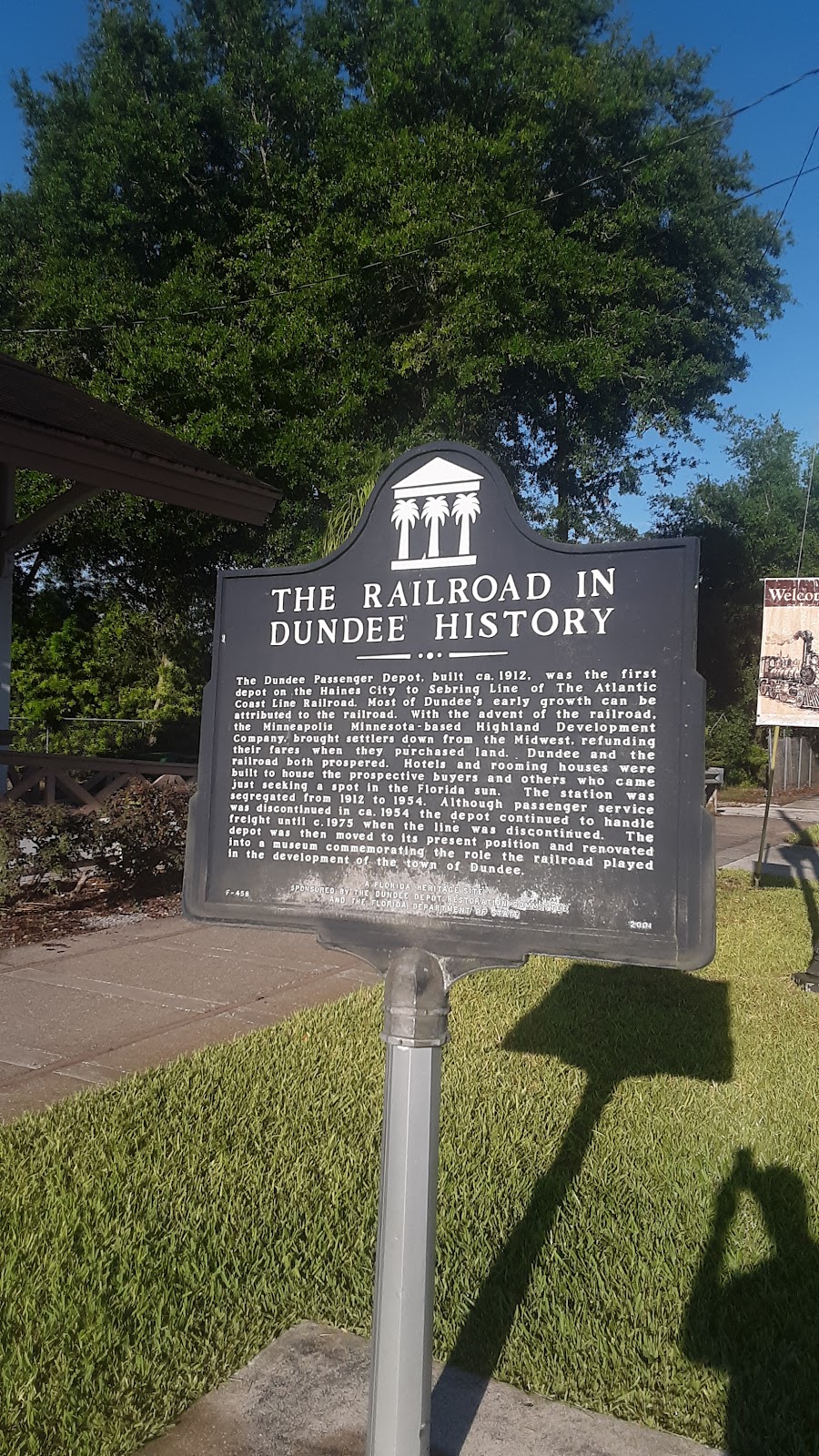 Margaret Kampsen Historic Depot | 103 Main St, Dundee, FL 33838, USA | Phone: (863) 419-3145