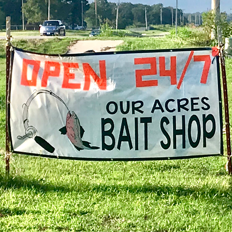 Our Acres Bait Shop LLC | 17208 OK-102, Shawnee, OK 74801, USA | Phone: (405) 432-4212