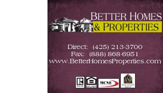 Better Homes Properties | Everett, WA 98203, USA | Phone: (425) 213-3700