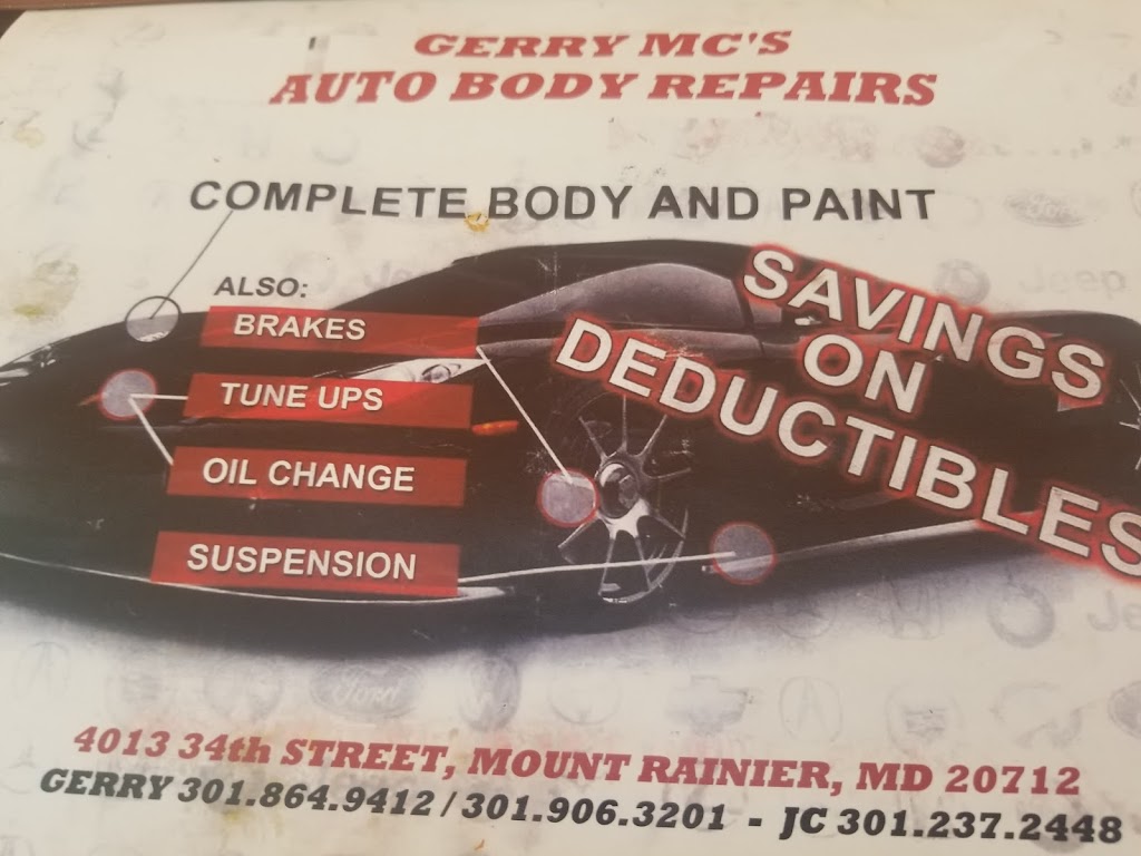 GERRY MC AUTO BODY | 4013 34th St, Mt Rainier, MD 20712, USA | Phone: (301) 906-3201