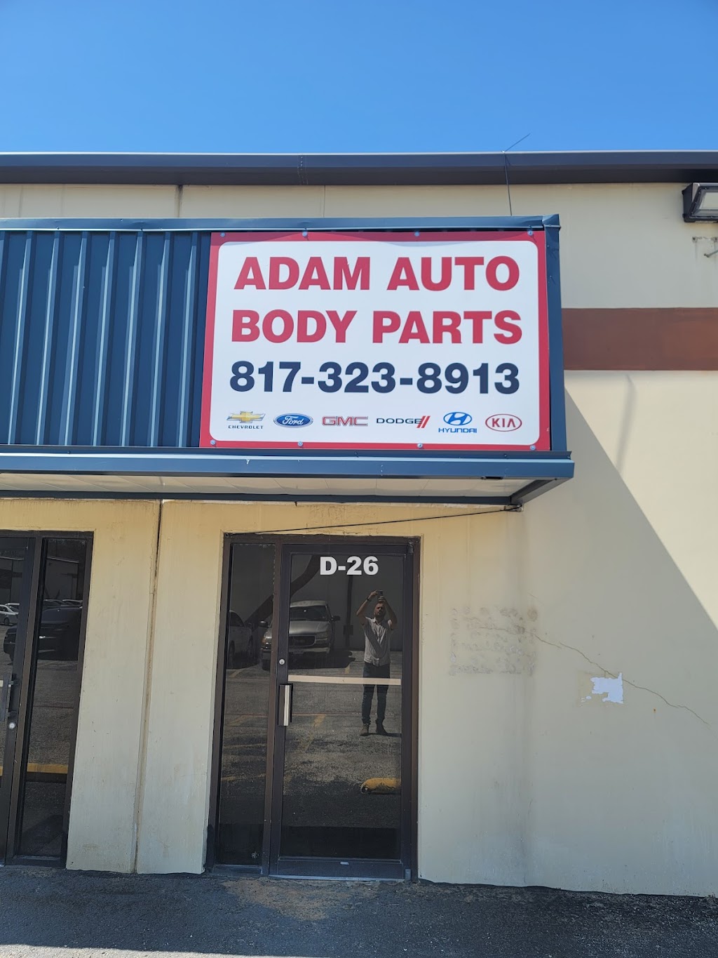 Adam Auto Body Parts | 2627 S Cooper St D26, Arlington, TX 76015, USA | Phone: (817) 323-8913