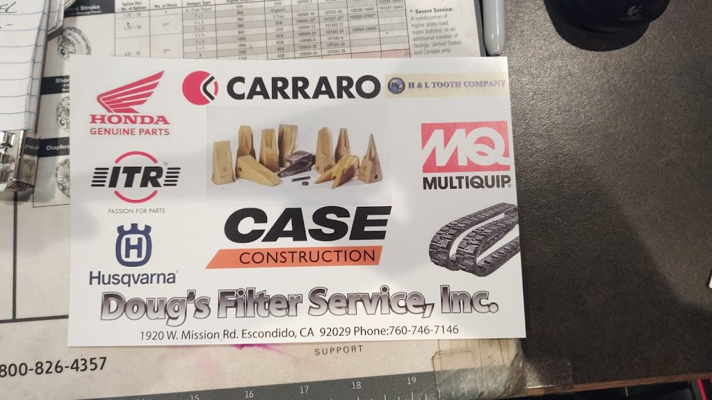 Dougs Filter Service | 1920 W Mission Rd, Escondido, CA 92029, USA | Phone: (760) 746-7146 Dougs Filter Service | 1920 W Mission Rd, Escondido, CA 92029, USA | Phone: (760) 746-7146