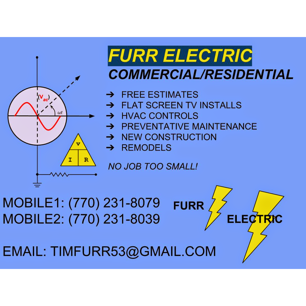 Furrs Electrical Co | 4230 N Martin Way, Lithia Springs, GA 30122, USA | Phone: (770) 231-8079