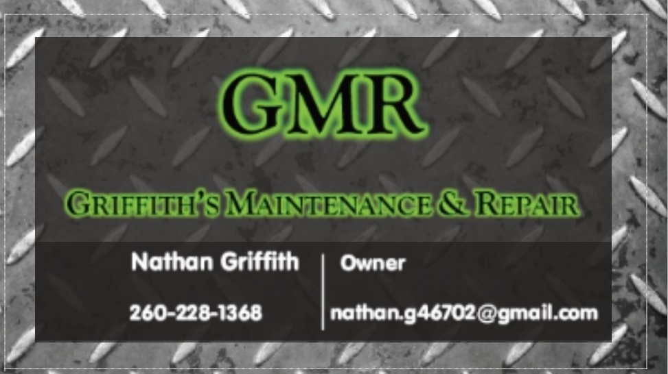 Griffiths Maintenance and Repair | 1492 N 800 W Rd, Andrews, IN 46702, USA | Phone: (260) 228-1368