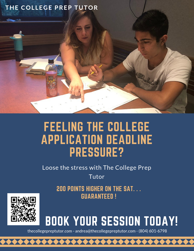 The College Prep Tutor | 319 S Laurel St, Richmond, VA 23220, USA | Phone: (804) 601-6798