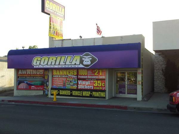 Gorilla Printing & Vehicle Wraps | 117 S Rosemead Blvd, Pasadena, CA 91107, USA | Phone: (626) 676-9051