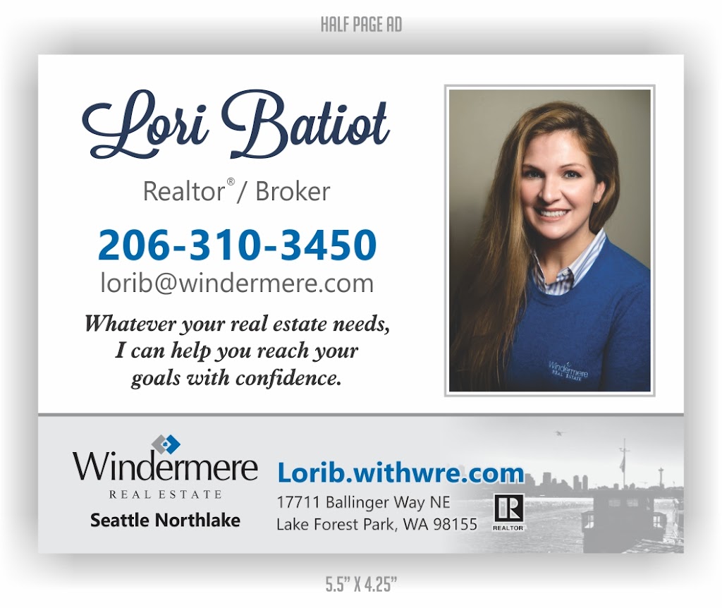 Lori Batiot Real Estate | 17711 Ballinger Way NE, Lake Forest Park, WA 98155, USA | Phone: (206) 310-3450