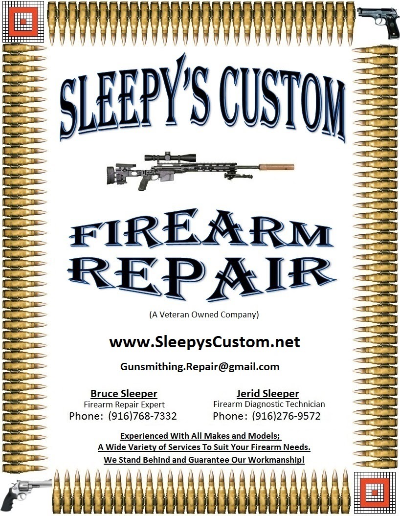 Sleepys Custom Firearm Repair | 6530 Viscount Way, Citrus Heights, CA 95621, USA | Phone: (916) 207-6594