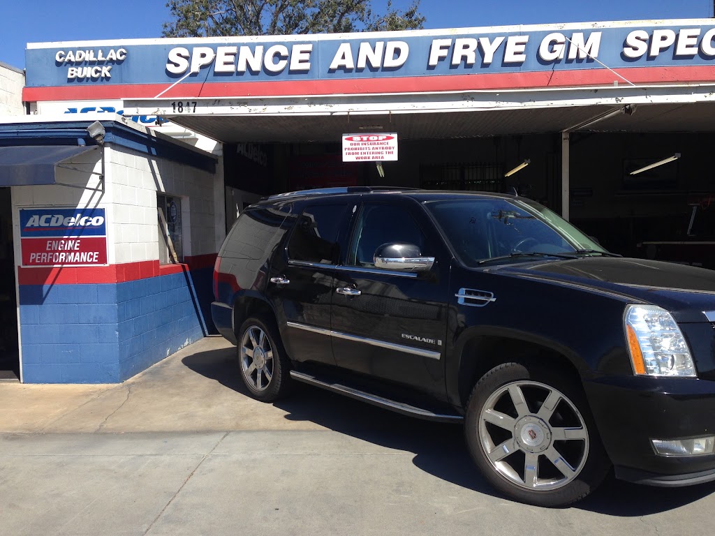 Spence & Frye GM Specialist | 1847 E Walnut St, Pasadena, CA 91107, USA | Phone: (626) 792-2351