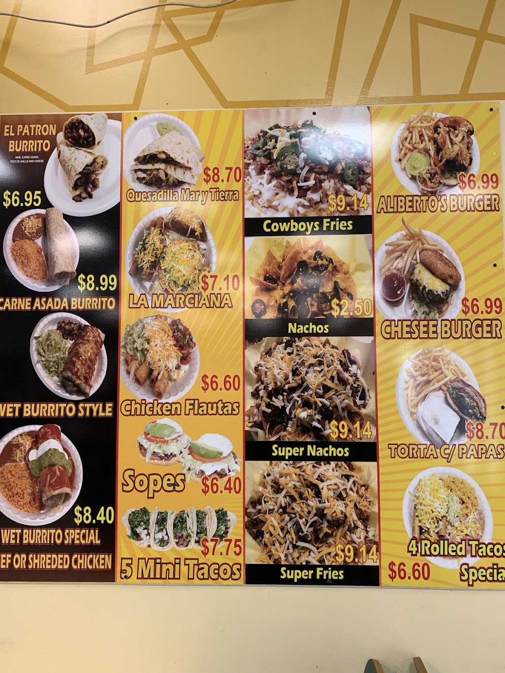 Aliberto’s Mexican Food | 7330 Cherry Ave, Fontana, CA 92336 | Phone: (909) 829-2063