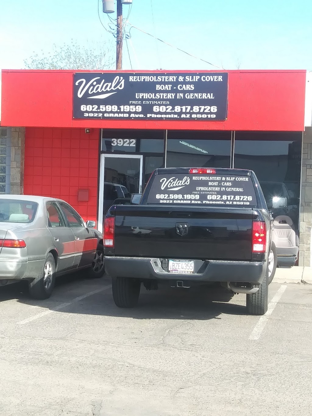 vidals upholstery | 3922 w Grand Ave, Phoenix, AZ 85019, USA | Phone: (602) 599-1959