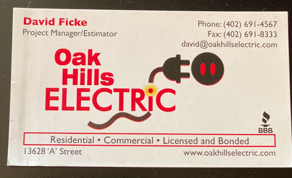 Oak Hills Electric | 13628 A St, Omaha, NE 68144, USA | Phone: (402) 691-4567