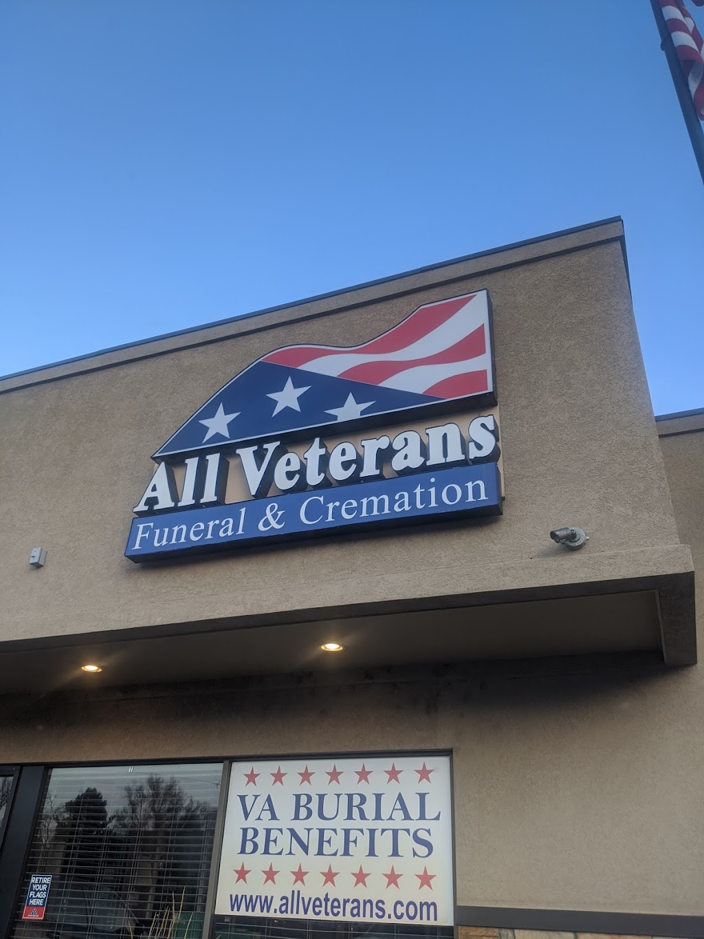 All Veterans Cremation | 3200 Wadsworth Blvd, Wheat Ridge, CO 80033, USA | Phone: (720) 240-9359