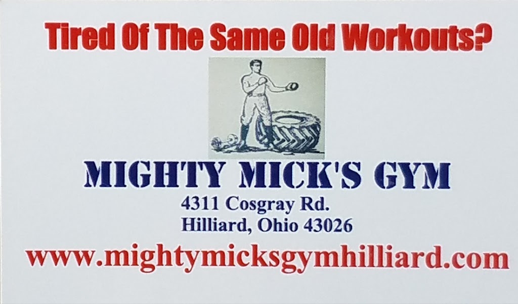 Mighty Micks Gym | 4323 Cosgray Rd, Hilliard, OH 43026, USA | Phone: (614) 535-5317