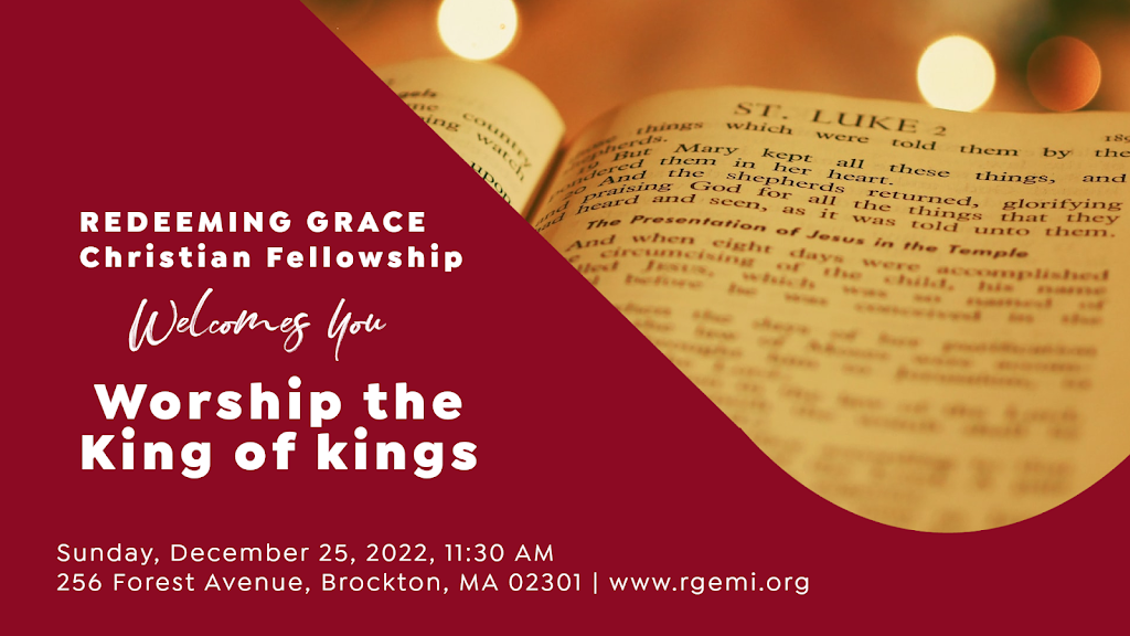 Redeeming Grace Evangelistic Ministries International | 256 Forest Ave, Brockton, MA 02301, USA | Phone: (508) 586-3285