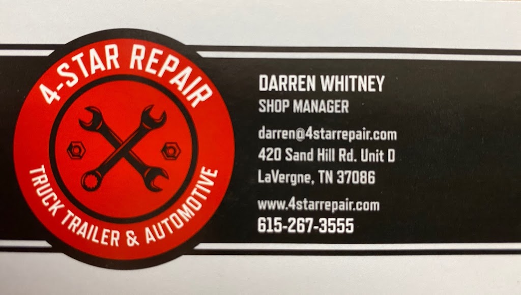 4-Star Repair - Truck, Trailer & Automotive Repair | 438 McQuade Cir, McMinnville, TN 37110, USA | Phone: (615) 267-3555