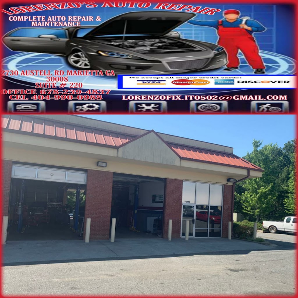 Lorenzos Auto Repair | 2730 Austell Rd SW #220, Marietta, GA 30008, USA | Phone: (404) 990-0988