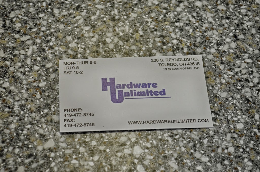 Hardware Unlimited LLC | 226 S Reynolds Rd, Toledo, OH 43615, USA | Phone: (419) 472-8745