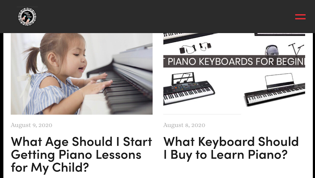 Digital Piano School - Online & In Person Piano Lessons | 14319 Dickens St, Sherman Oaks, CA 91423, USA | Phone: (747) 201-7677