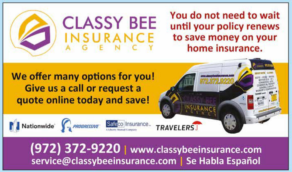 Classy Bee Insurance Agency, LLC | 558 Bluebird Ln, Red Oak, TX 75154, USA | Phone: (972) 372-9220