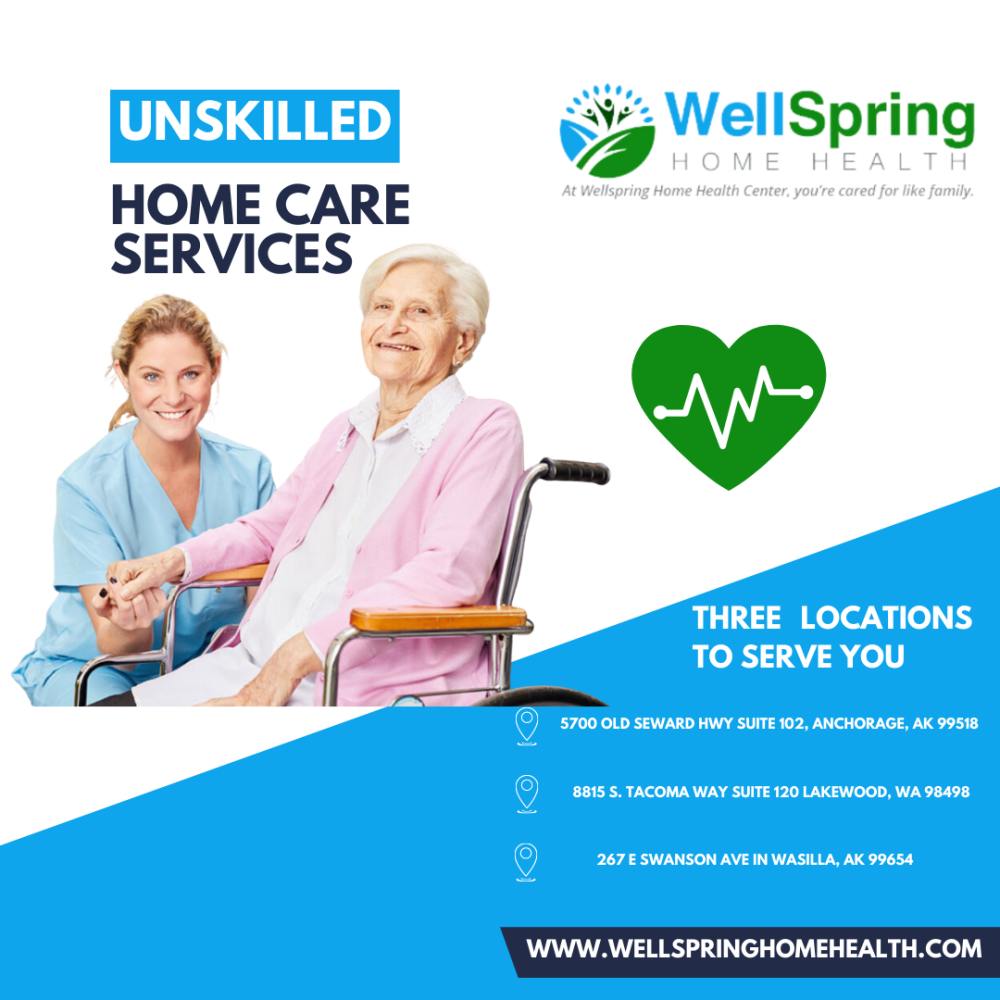 Wellspring Home Health Center | 8815 S Tacoma Way #120, Lakewood, WA 98499, USA | Phone: (253) 625-7606