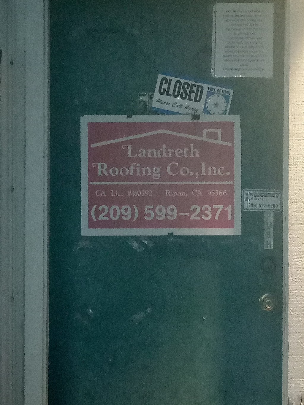 Landreth Roofing Co., Inc. | 521 Key Ave #2012, Ripon, CA 95366, USA | Phone: (209) 599-2371